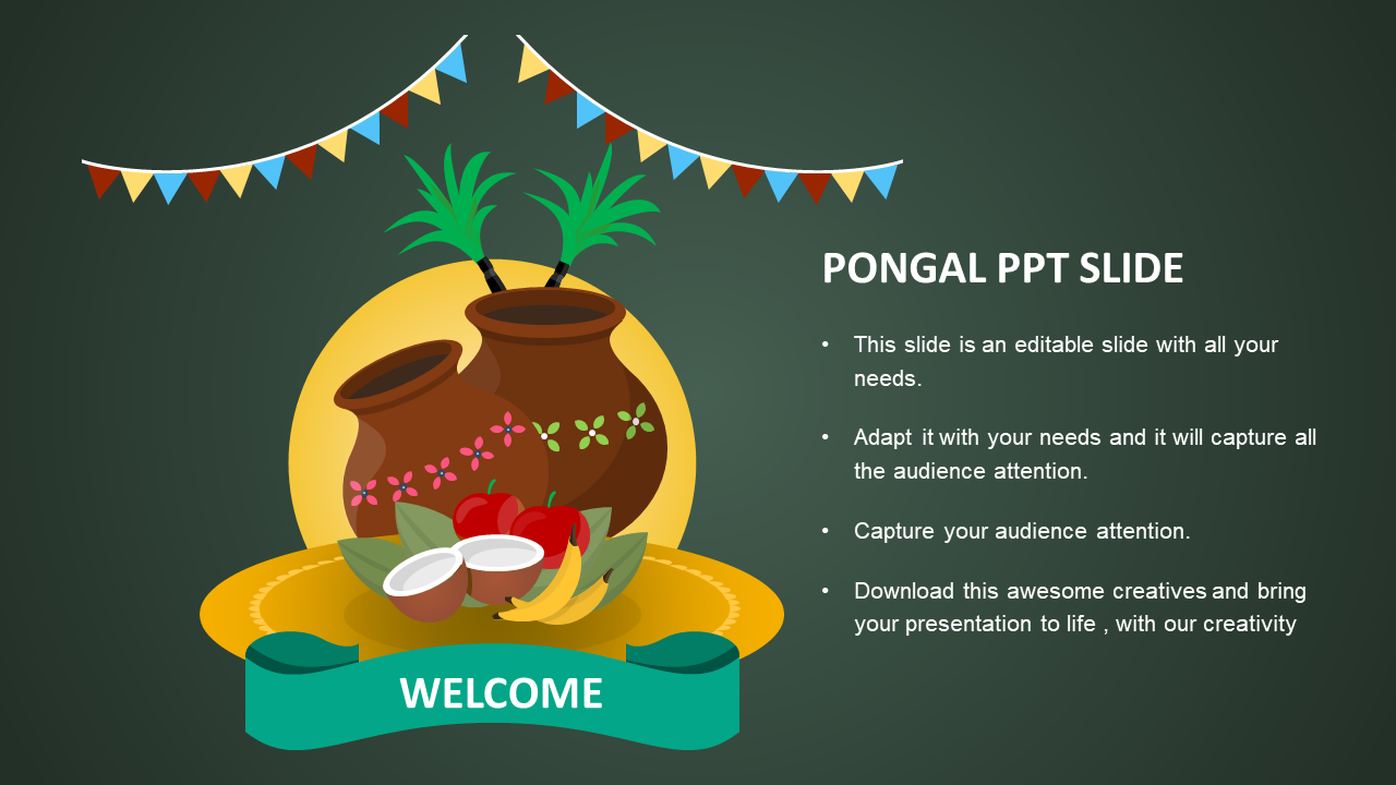 Pongal PPT Presentation Template and Google Slides